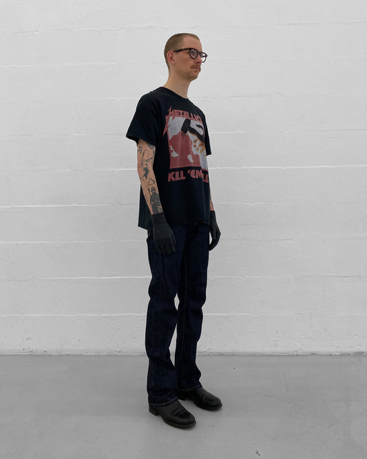 Edwin 2020s Straight Selvedge Denim Rohblau