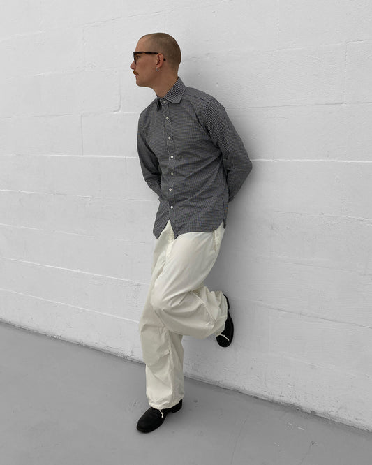 Tom Ford 2010s Checkered Shirt Black White