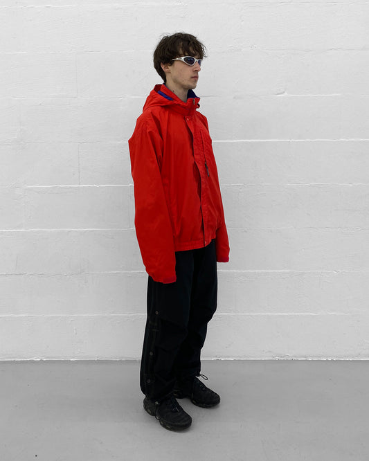 Patagonia SS1993 Ripstop Kapuzenjacke Rot, hergestellt in den USA
