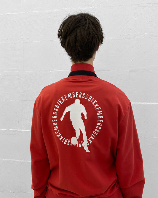 Bikkembergs 2010s Football Zip Track Jacket Red