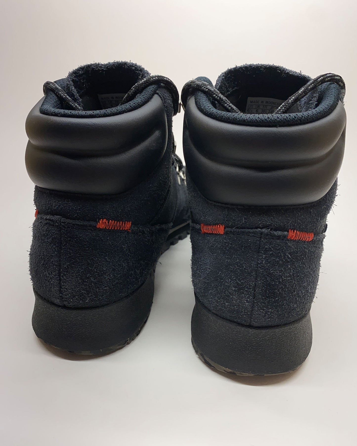 Adidas 2020 Terrex Snowpitch Cold Hiking Suede Leather Boots Black Navy