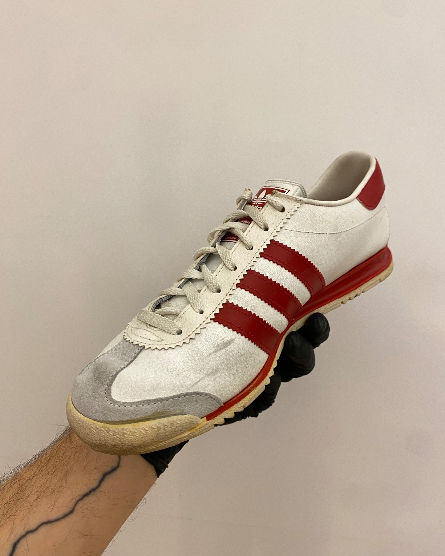 Adidas 1970s Made in West-Germany Vienna Sneaker White Red