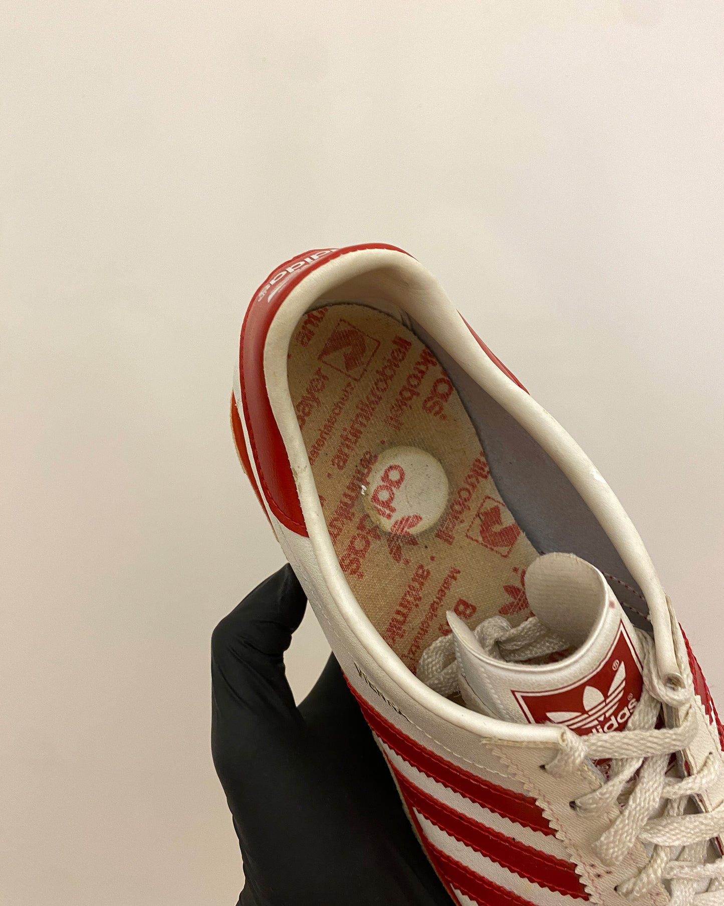 Adidas 1970s Made in West-Germany Vienna Sneaker White Red