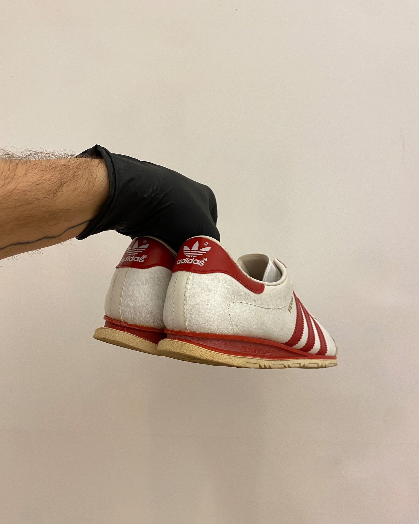 Adidas 1970s Made in West-Germany Vienna Sneaker White Red