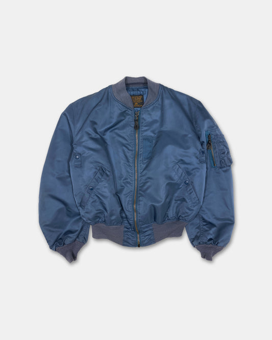 Alpha Industries 1990s Made in USA U.S. Air Force MA-1 Bomber Jacket Petrol