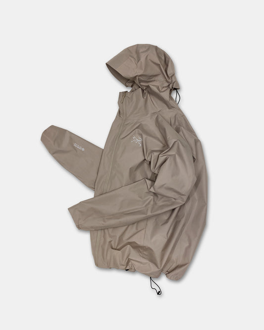 Arcteryx 2024 Windstopper Solano Hoody Jacket Grey Creme