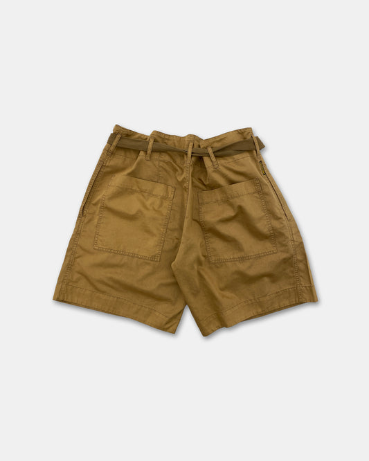 Armani Jeans 1990s Adjustable Oversized Shorts Camel