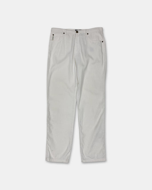 Armani Jeans 2000s Linen Pants White