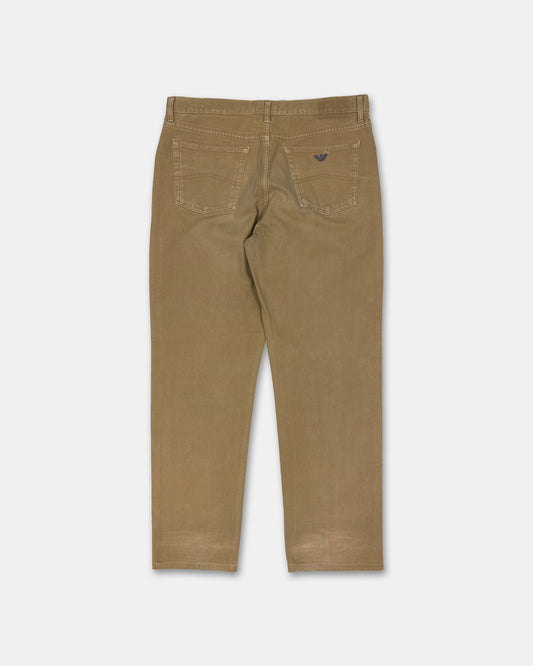 Armani Jeans 1990s Classic Denim Beige