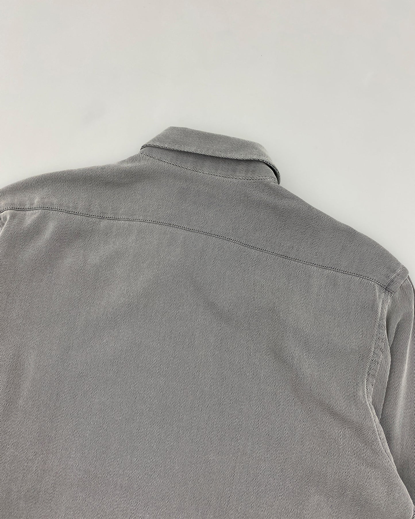 Armani Jeans 2010s Striped Shirt Grey