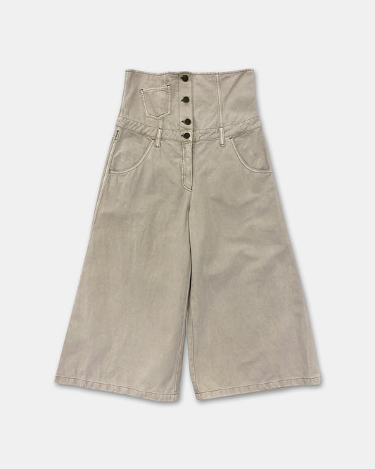 Armani Jeans 2000s High Waisted Pants Creme Beige