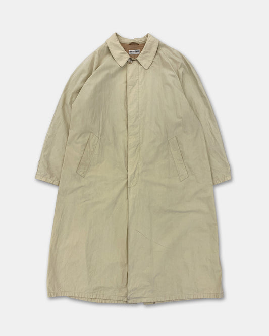 Giorgio Armani Le Collezioni 1990s Light Cotton Coat Light Beige