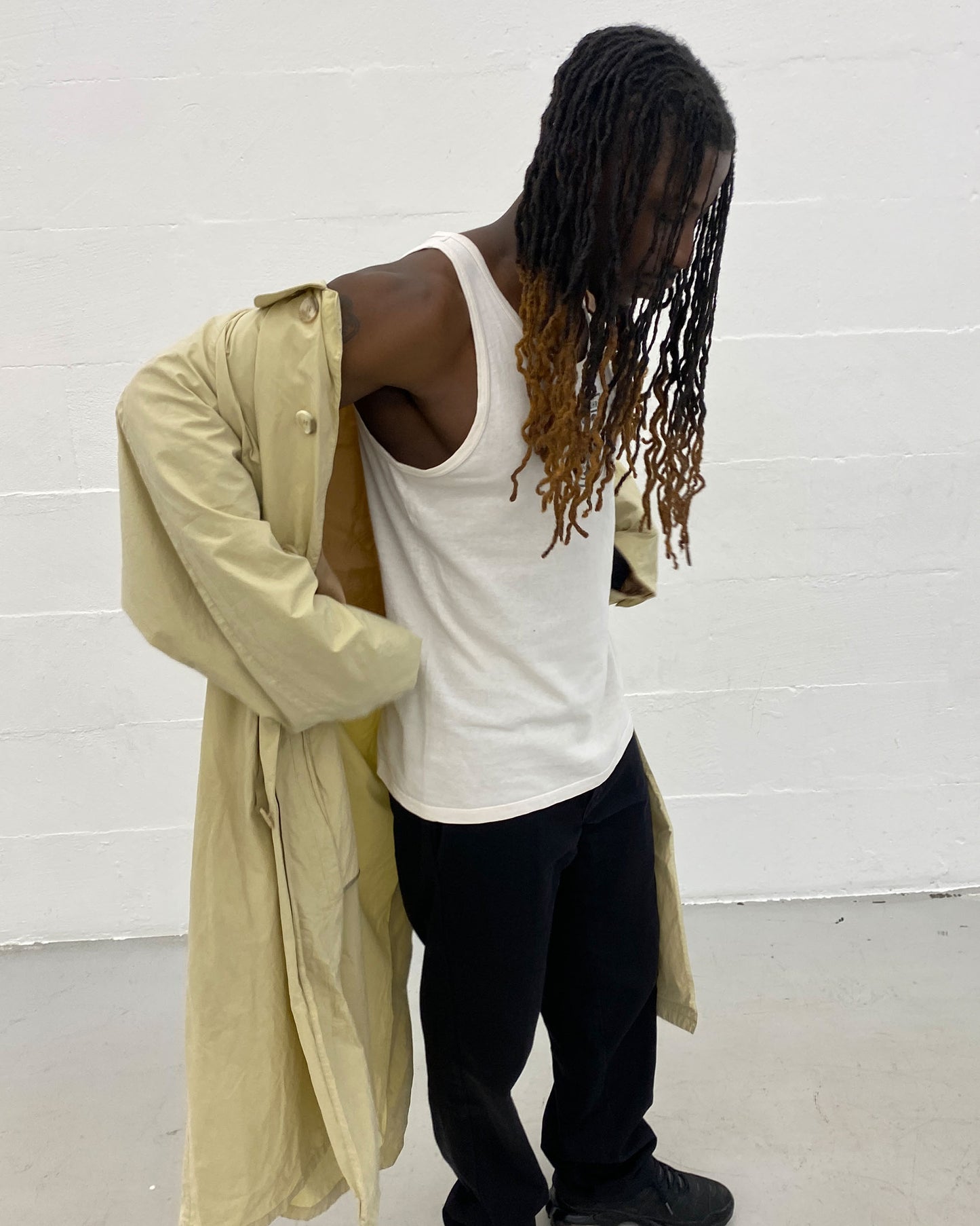 Vintage 1980s German Bundeswehr Tanktop White