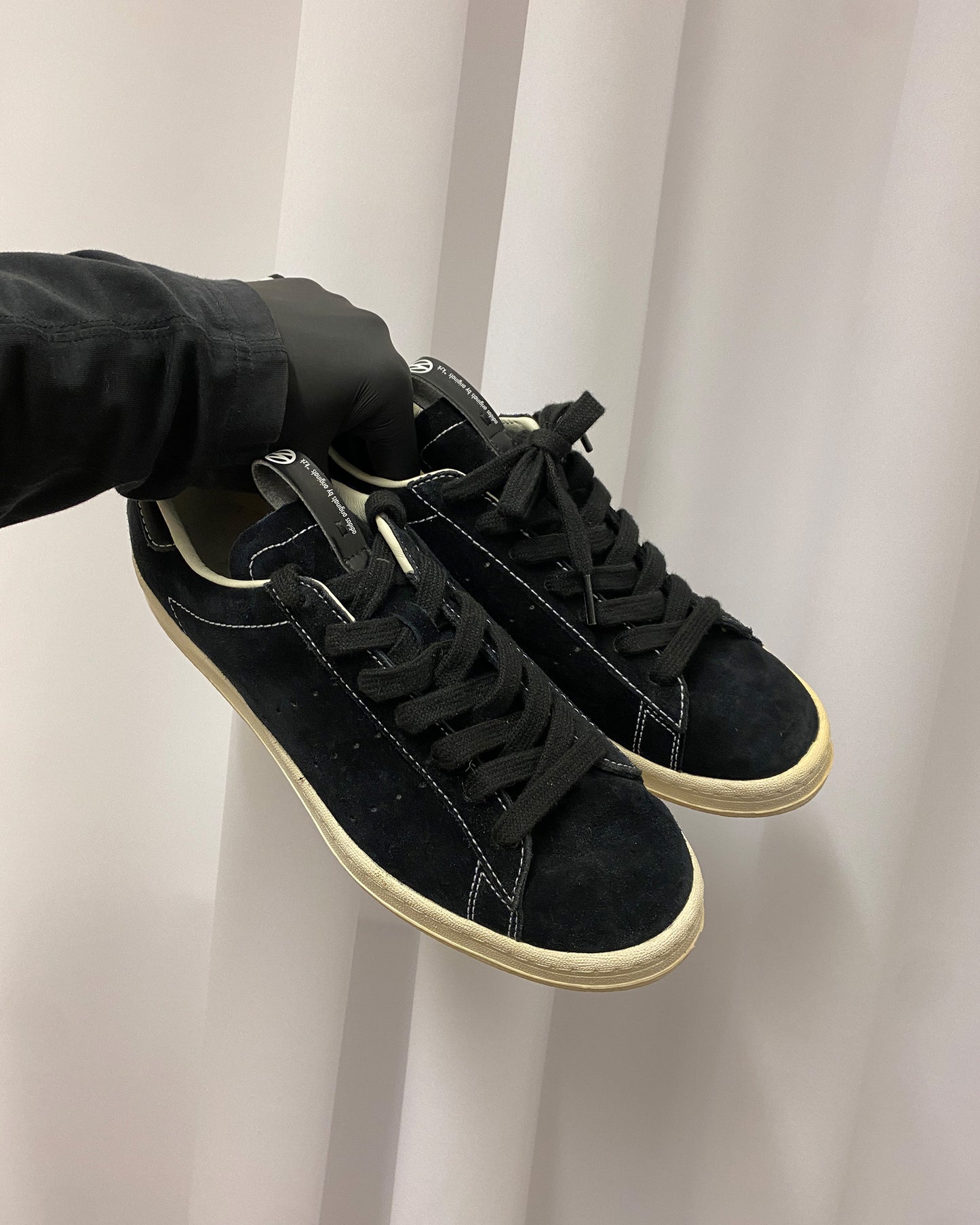 Neighborhood x Kazuki x Adidas 2009 Campus 80s Suede Leather Sneaker Black White