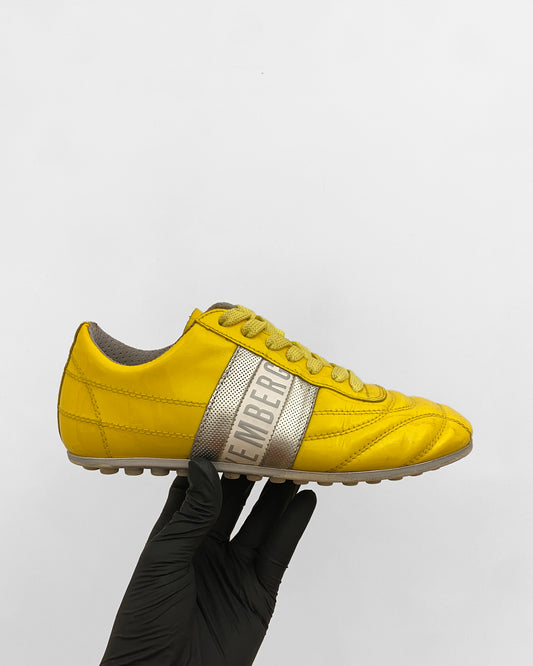 Bikkembergs 2010s Classic Sneaker Yellow Silver
