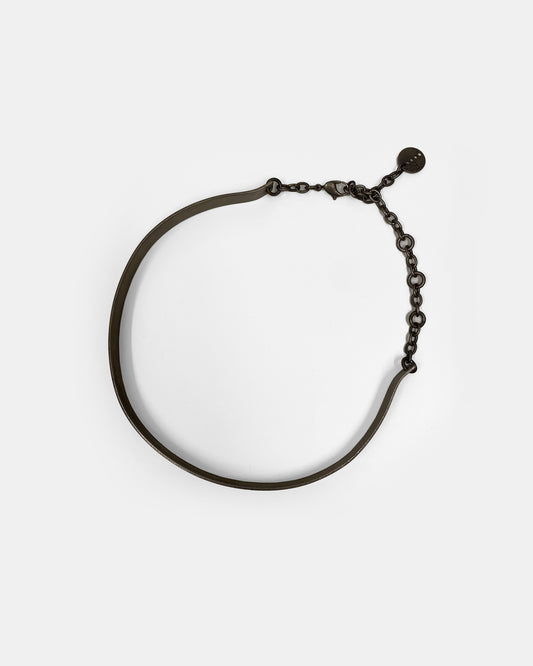 Bikkembergs 2000s Chocker Metallic Silver