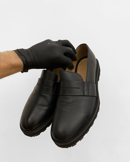 Bikkembergs 2020s Leather Loafers Black