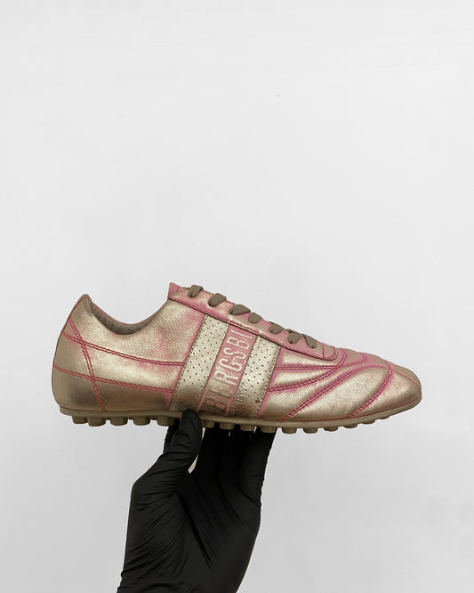 Bikkembergs 2000s Classic Sneaker Metallic Pink
