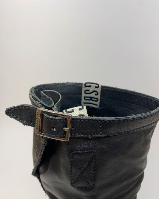 Bikkembergs 2010s Leather Boots Black