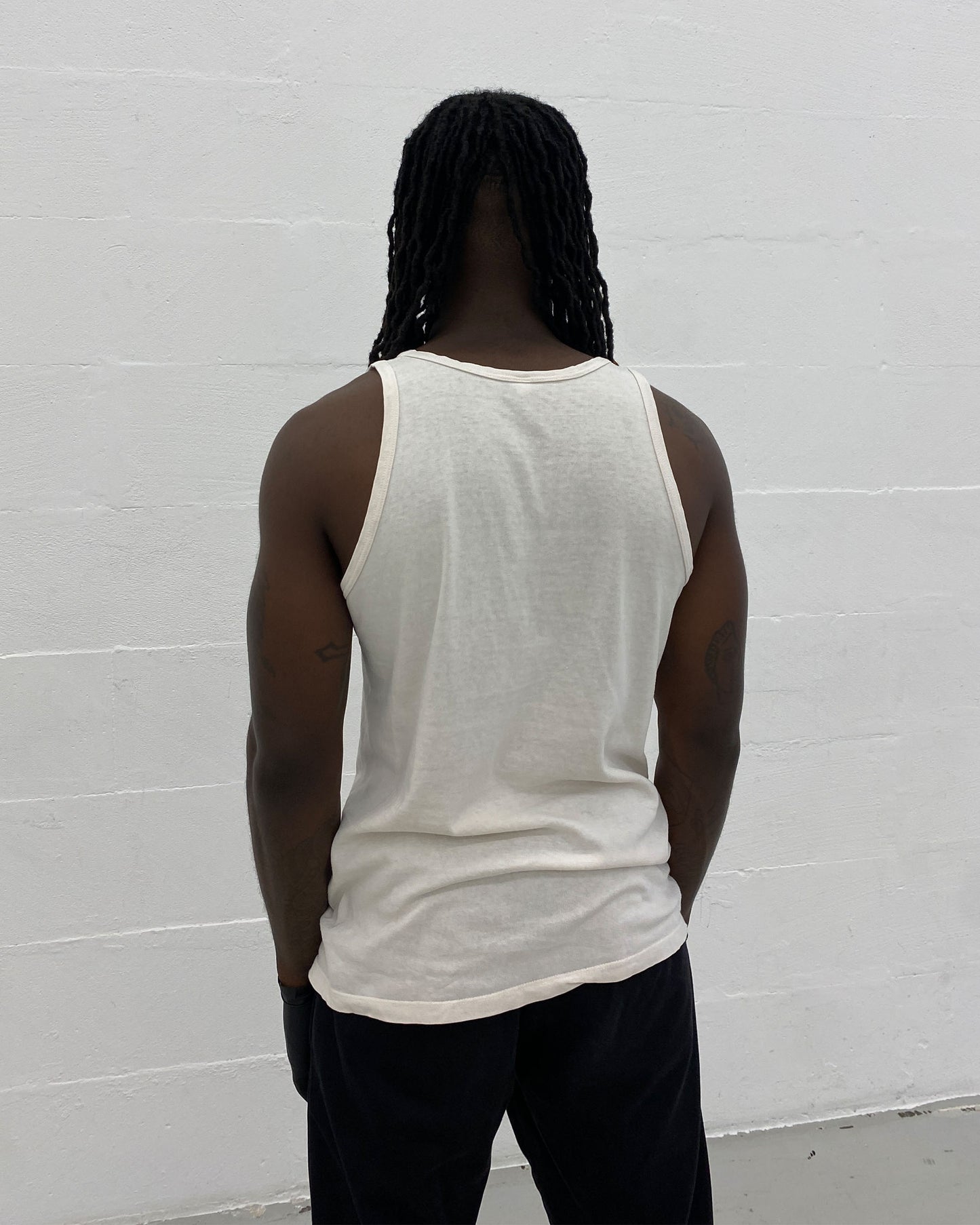 Vintage 1980s German Bundeswehr Tanktop White