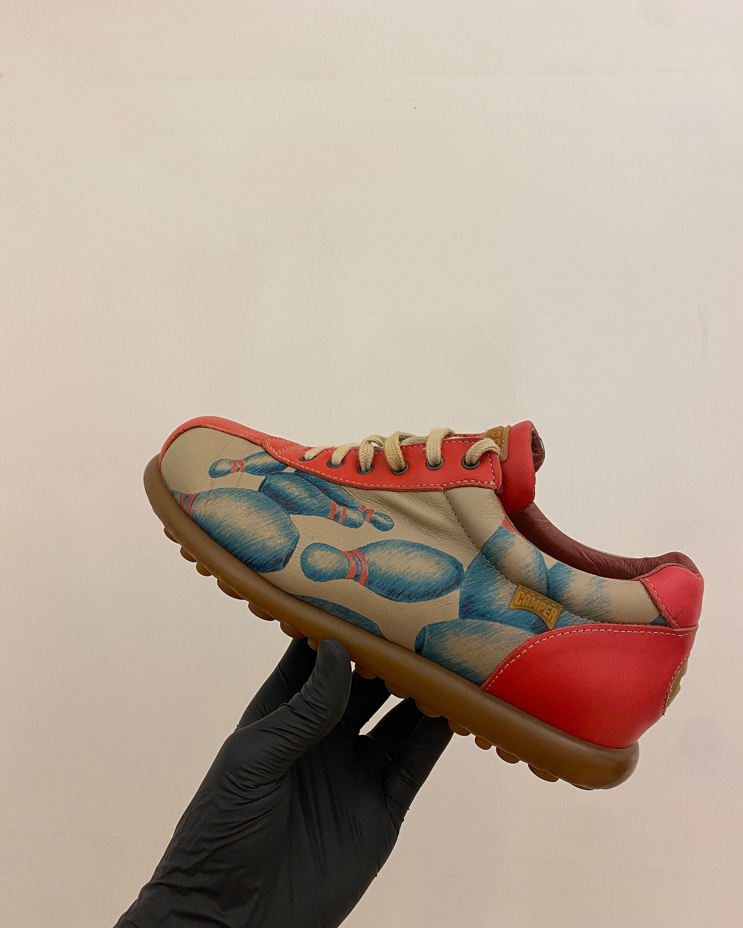 Camper 2000s Bowling Print Pelotas Sneaker Multicolor