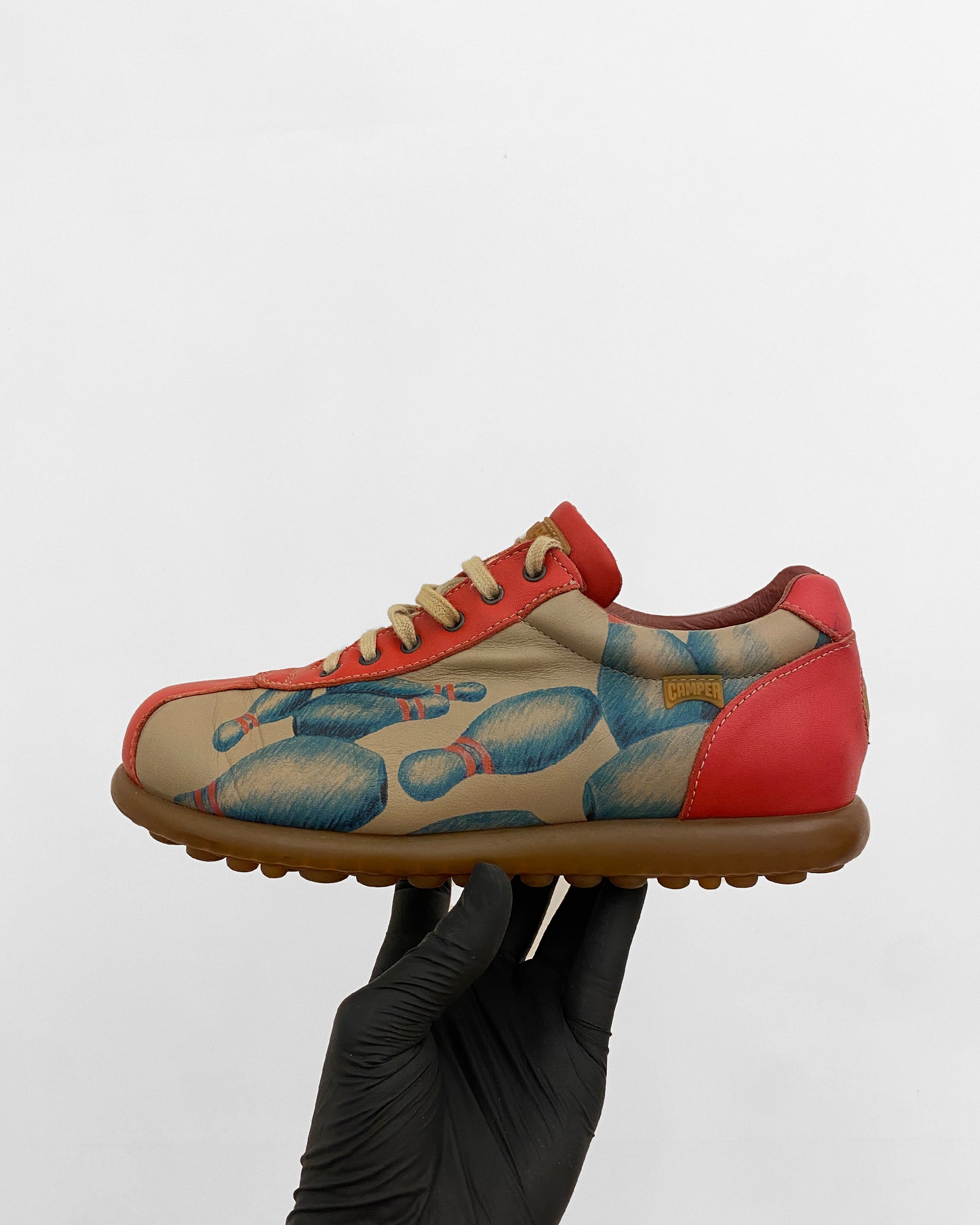 Camper 2000s Bowling Print Pelotas Sneaker Multicolor