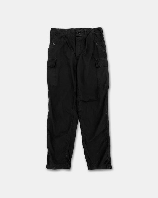 Vintage 1990s Ripstop Cargo Pants Black