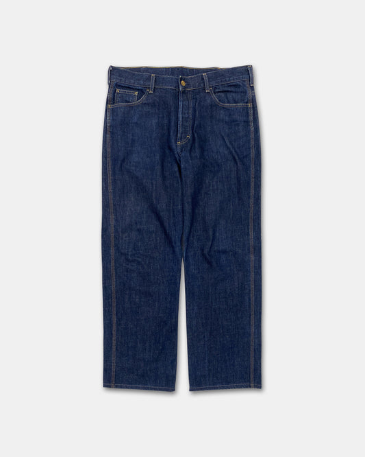 Carhartt 2000s Staff Pant Denim Dark Blue