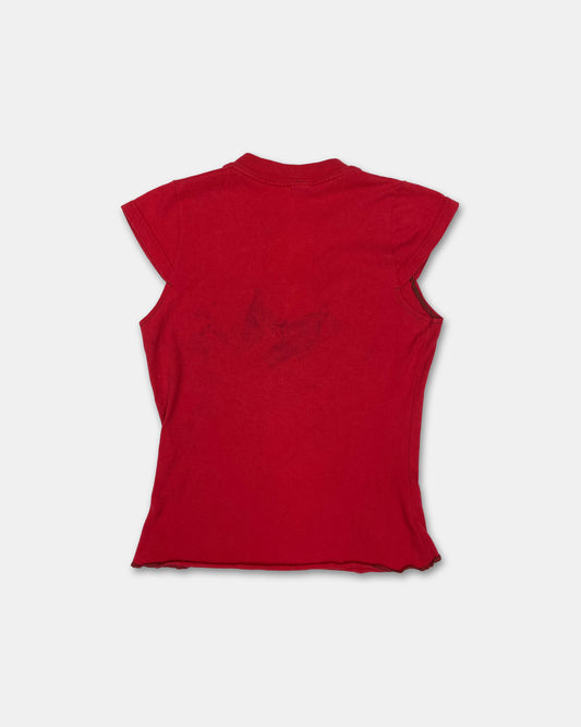 Vintage 1980s Custom Arizona Wildcats Football Tanktop Red