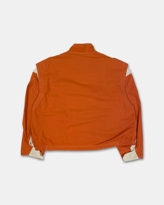 Chevignon 1990s Oversized Light Sport Jacket Orange