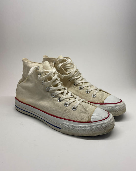 Converse 1980s Made in USA Chuck Taylor White