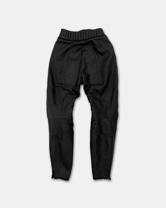 Dainese 1970s Racing Leatherpants Black Yellow