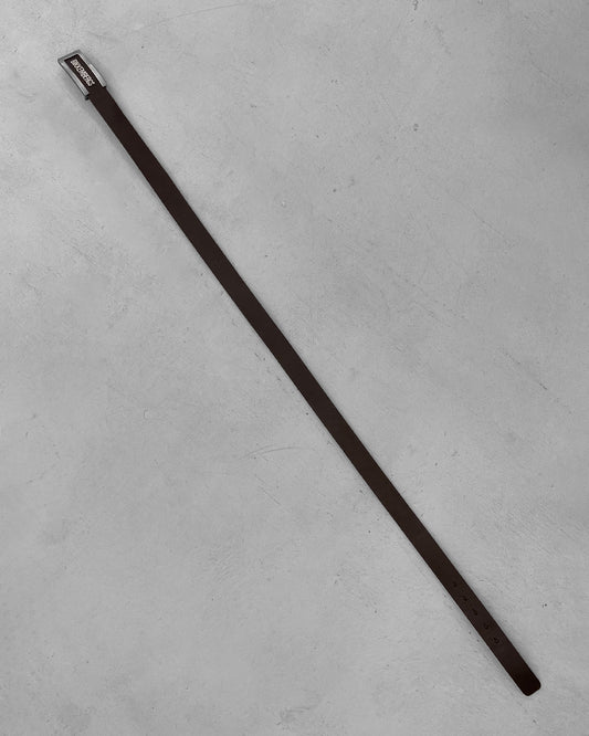 Bikkembergs 2010s Handmade Cow Leather Belt Brown