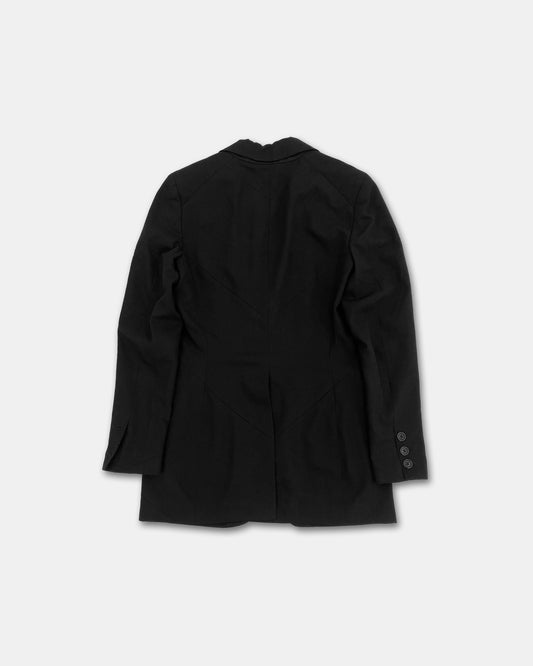 Dirk Bikkembergs Hommes pour la femme 1990s Blazer Jacket Black