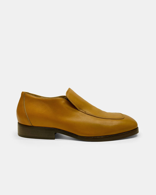 Dries van Noten 1990s Ultra Soft Leather Loafer Light Brown