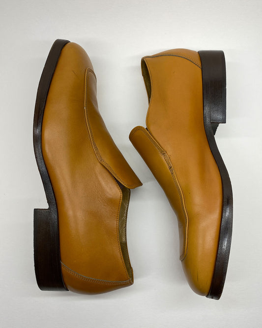 Dries van Noten 1990s Ultra Soft Leather Loafer Light Brown
