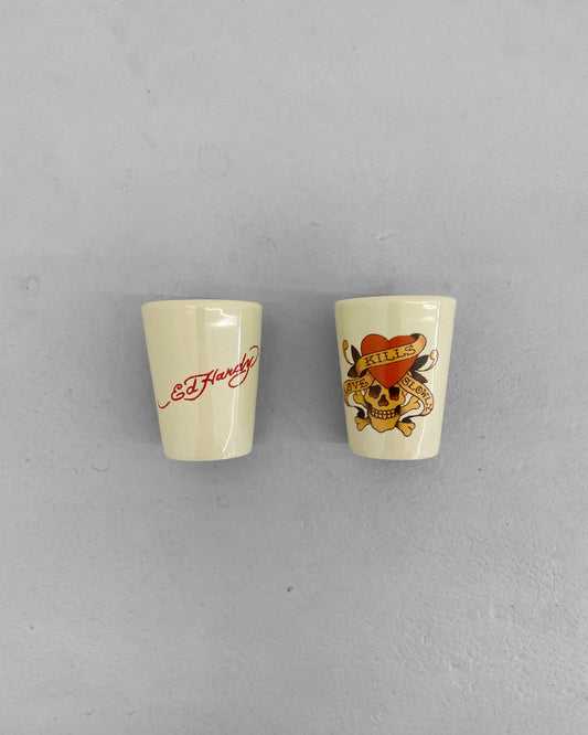 Ed Hardy 2000s Skull Shot Cup Set
