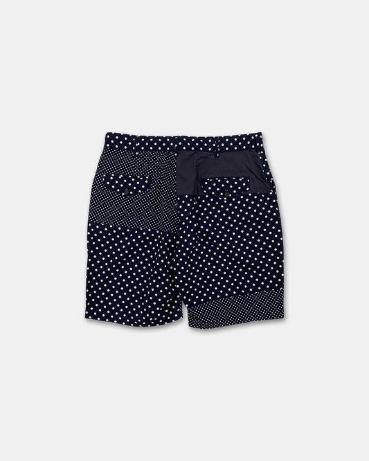 Engineered Garments SS2019 Polka Dot Cotton Shorts Navy