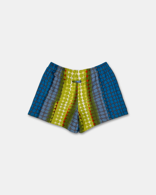Jean Paul Gaultier Maille AW1995 Cyberdot Bathing Shorts Multicolor