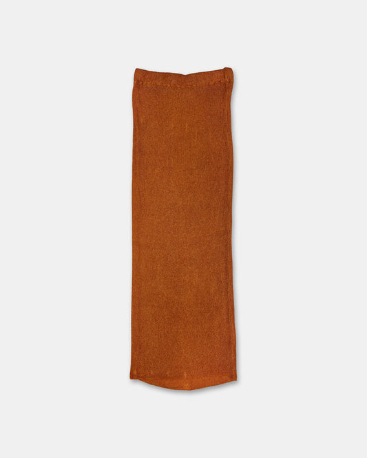 Jean Paul Gaultier Pour Equator SS1984 Knit Skirt Orange