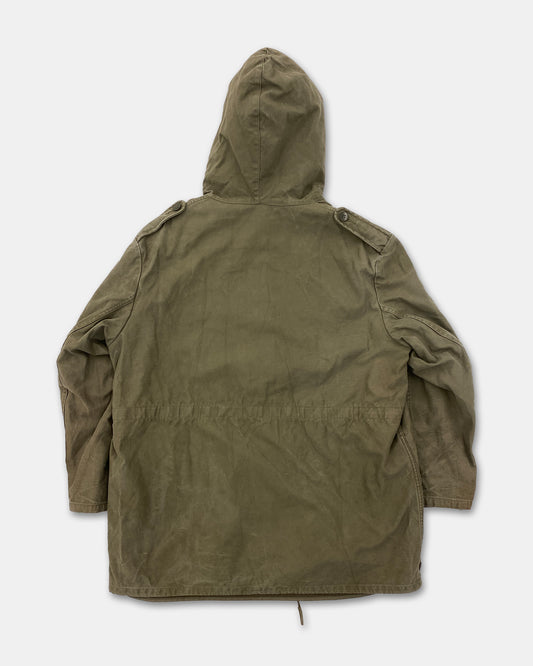 Vintage 1977 German Military 2in1 Parka Jacket Khaki Green