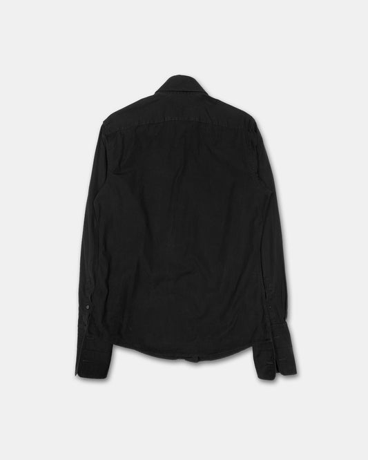 Gucci by Tom Ford 2000s Classic Cufflinks Shirt Black