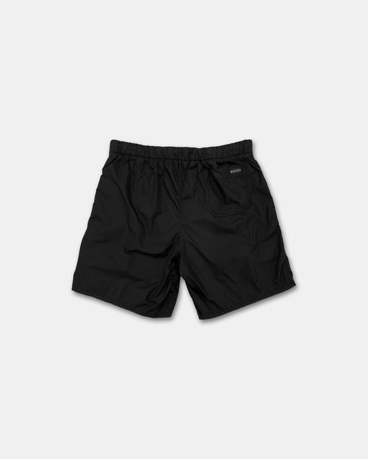 Gucci by Tom Ford 2000s Nylon Bathing Shorts Black