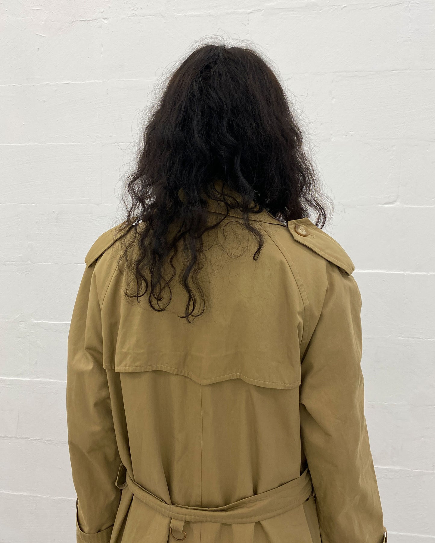 Boss Creation Hugo Boss Paris 1970s Trench Coat Beige