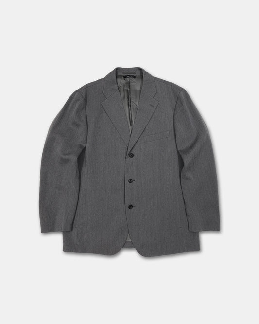 Issey Miyake Men SS2013 Wool Cupro Blazer Jacket Grey