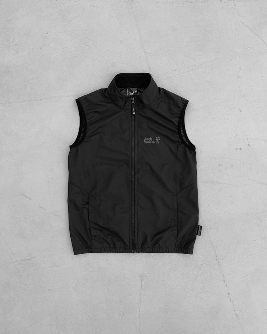 Jack Wolfskin 2010s Stormlock Active Nylon Vest Black