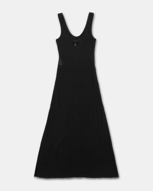 Jean Paul Gaultier Maille Classique 1990s Mesh Tank Dress Black