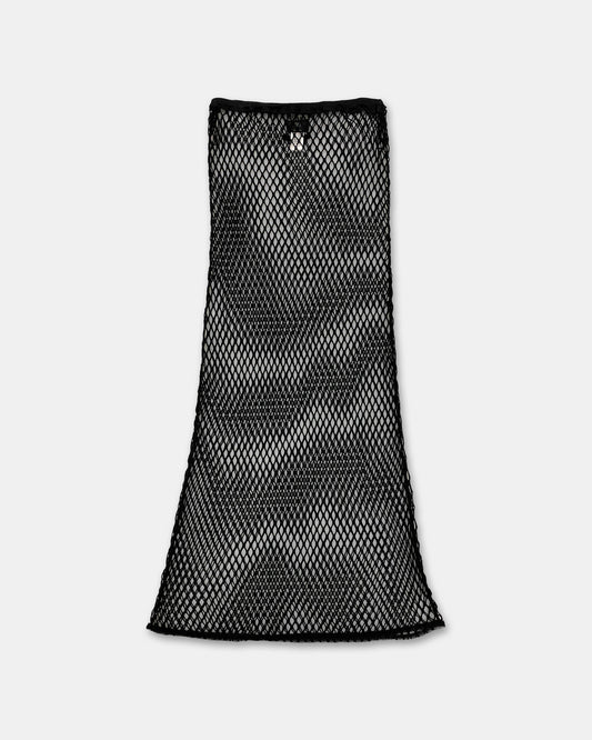 Jean Paul Gaultier Femme 1990s Fishnet Skirt Black