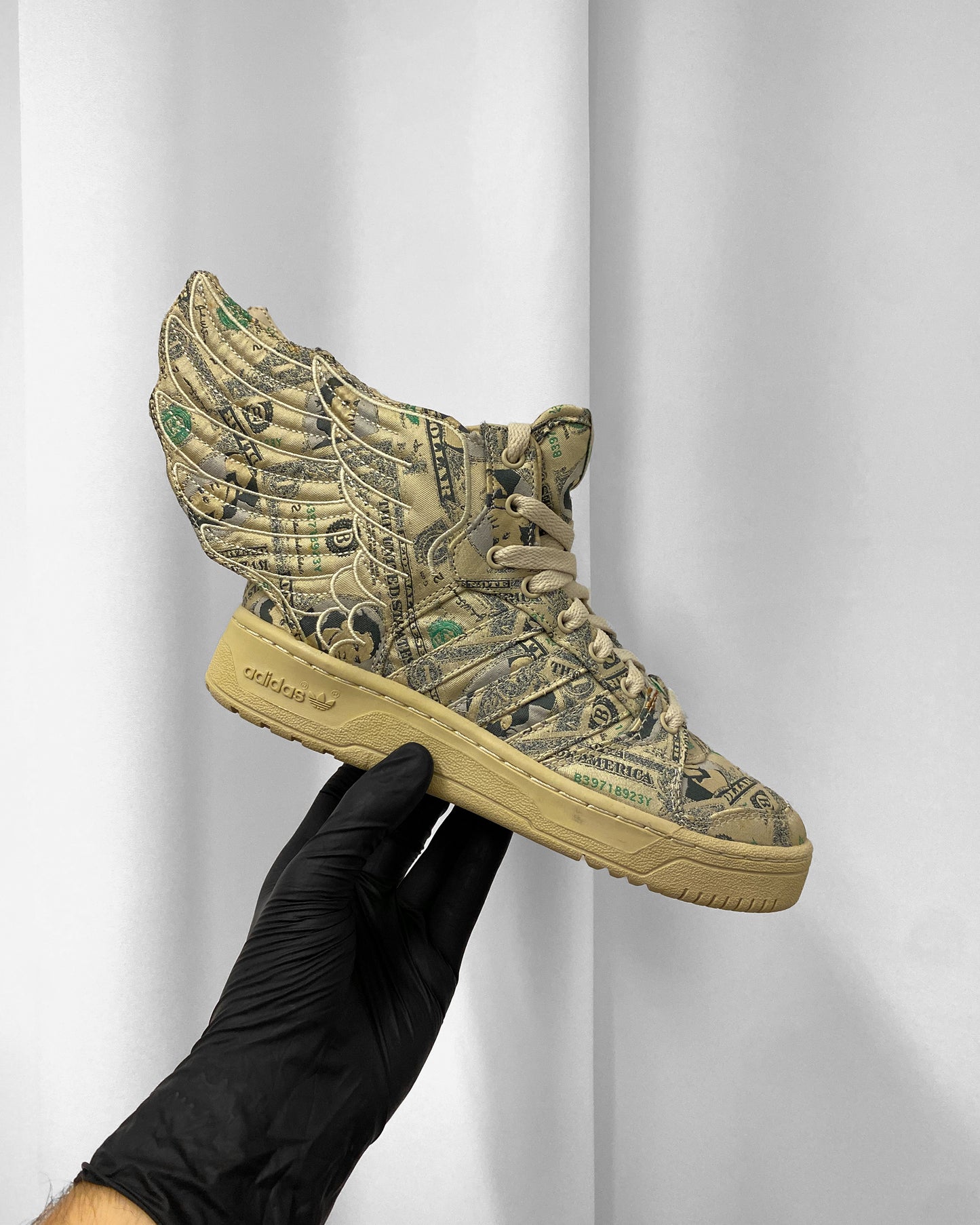 Jeremy Scott x Adidas 2013 JS Wings 2.0 Money Sneaker Beige
