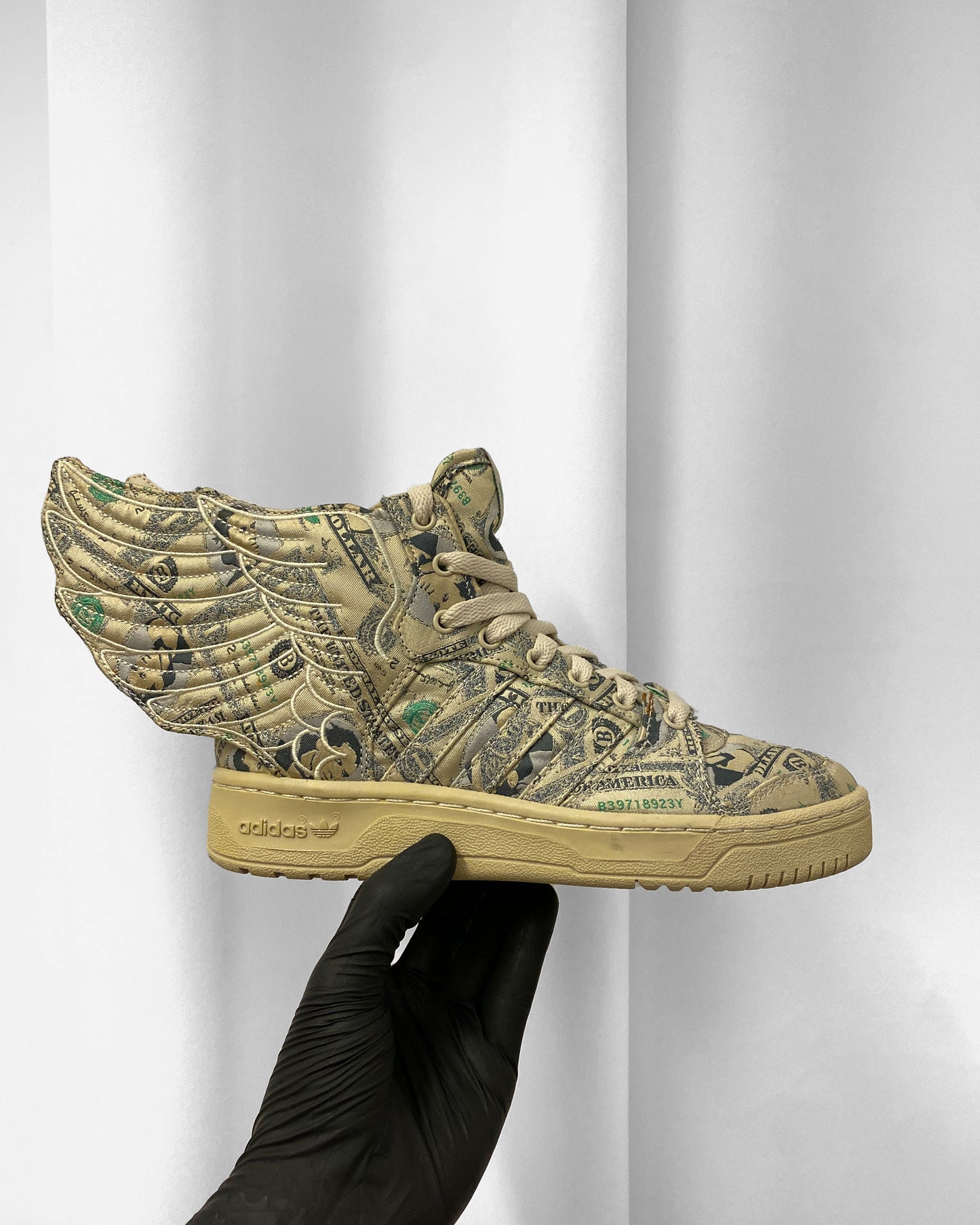 Jeremy Scott x Adidas 2013 JS Wings 2.0 Money Sneaker Beige